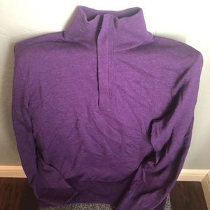 Men’s merino half zip sweater Banana Republic L